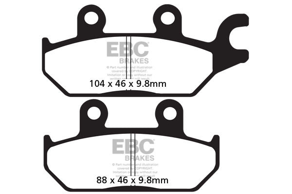 EBC Brakes Klocki hamulcowe EBC FA642TT (kpl. na 1 tarcze)