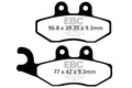EBC Brakes Klocki hamulcowe EBC SFA353 skuterowe (kpl. na 1 tarcze)