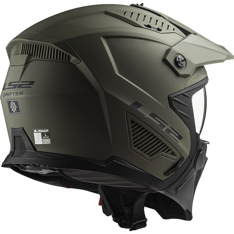 KASK LS2 OF606 DRIFTER SOLID MATT SAND-06