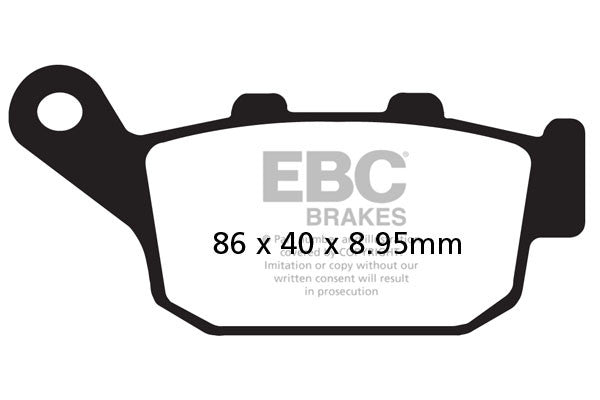 EBC Brakes Klocki hamulcowe EBC FA496 (kpl. na 1 tarcze)