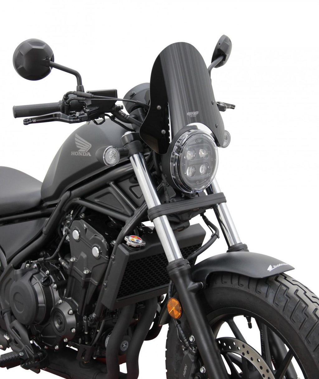 Szyba motocyklowa MRA HONDA CMX 500 REBEL 2020-, forma NSP, czarna