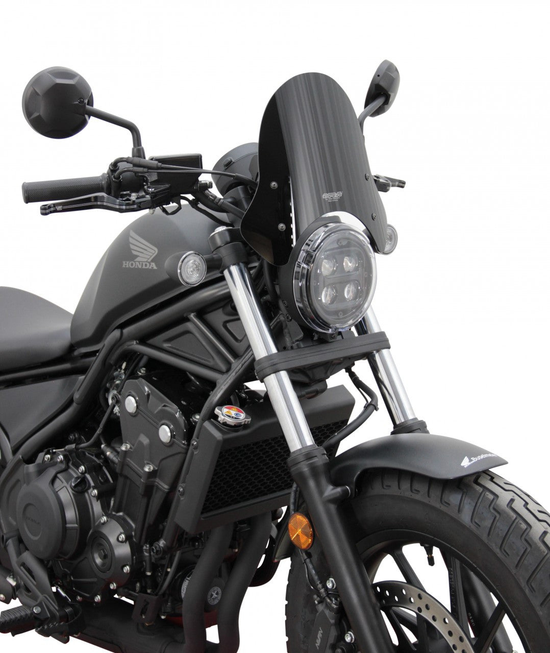 Szyba motocyklowa MRA HONDA CMX 500 REBEL 2020-, forma NSP, czarna