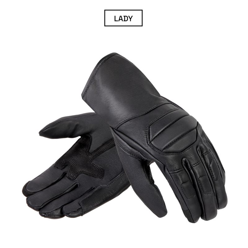 RĘKAWICE MOTOCYKLOWE DAMSKIE OZONE ROOKIE 2 BLACK WXS