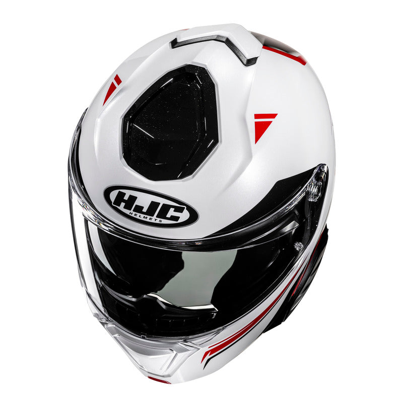 KASK MOTOCYKLOWY HJC I91 TRICUS WHITE RED