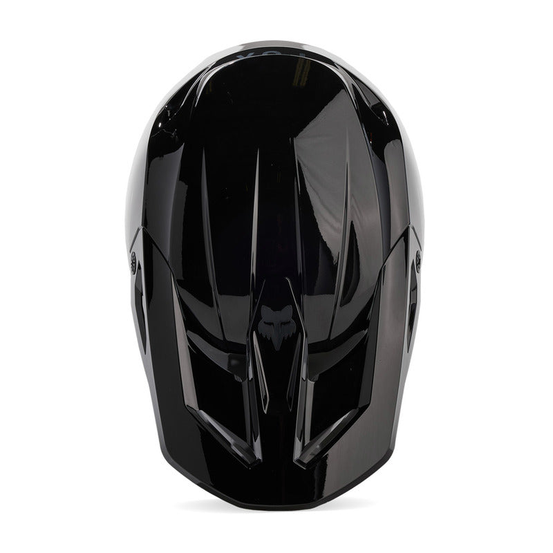 KASK MOTOCYKLOWY FOX V1 SOLID BLACK