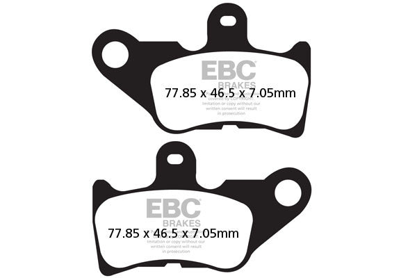 EBC Brakes Klocki hamulcowe EBC SFA336 skuterowe (kpl. na 1 tarcze)