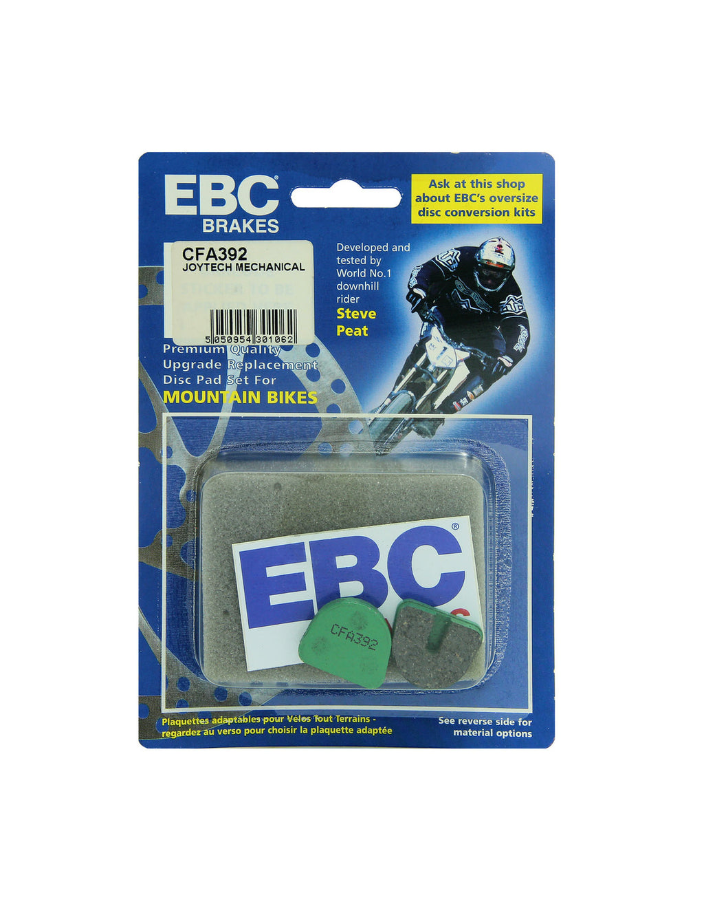 CFA392 - Klocki hamulcowe rowerowe (organiczne) EBC Brakes