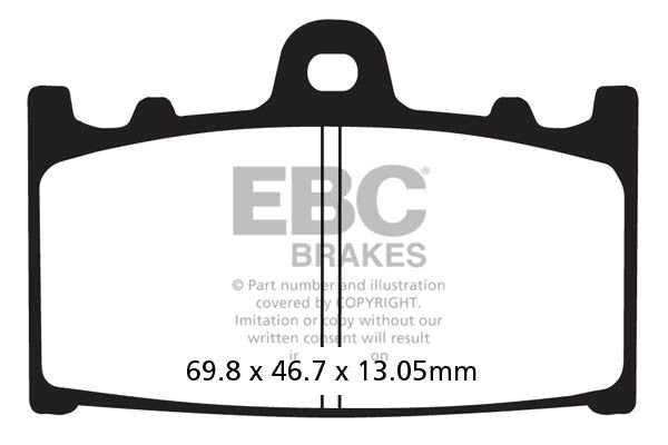 EBC Brakes Klocki hamulcowe EBC FA366V V-PAD (kpl. na 1 tarcze)