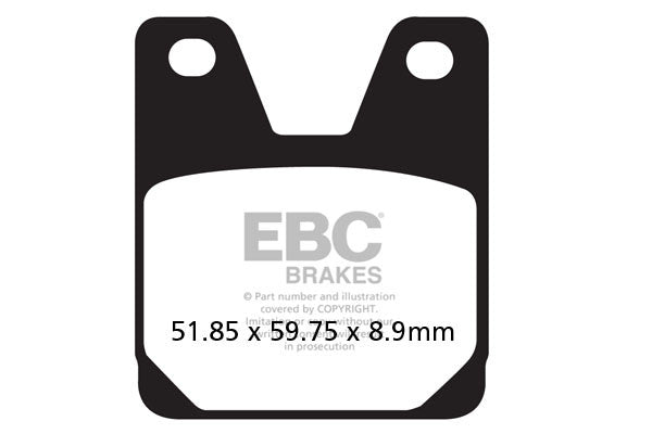 EBC Brakes Klocki hamulcowe EBC FA267 (kpl. na 1 tarcze)