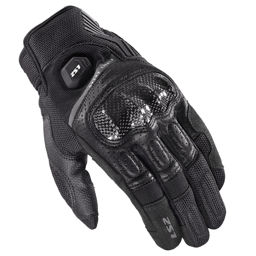 RĘKAWICE LS2 ATOM MAN BLACK