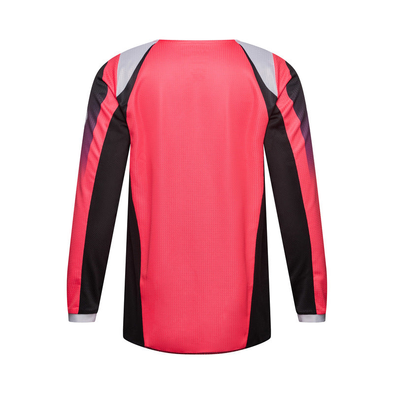 BLUZA MOTOCYKLOWA JUNIOR FOX GIRLS 180 FRAME NEON PINK