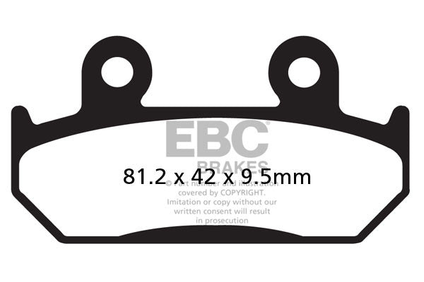 EBC Brakes Klocki hamulcowe EBC FA203HH wzmacniane (kpl. na 1 tarcze)