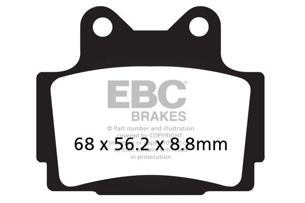 EBC Brakes Klocki hamulcowe EBC FA104 (kpl. na 1 tarcze)