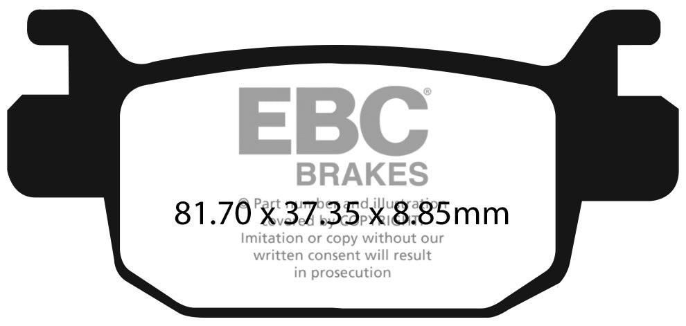 EBC Brakes Klocki hamulcowe EBC FA698 (kpl. na 1 tarcze)