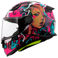 KASK LS2 FF812 KID CYBERG MATT PURPLE CYAN