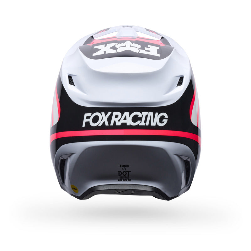 KASK MOTOCYKLOWY FOX V1 DRAFT WHITE