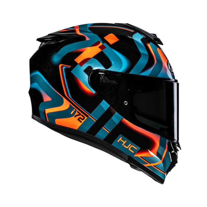 KASK MOTOCYKLOWY HJC I72 TALA BLUE BLACK – zdjęcie 7