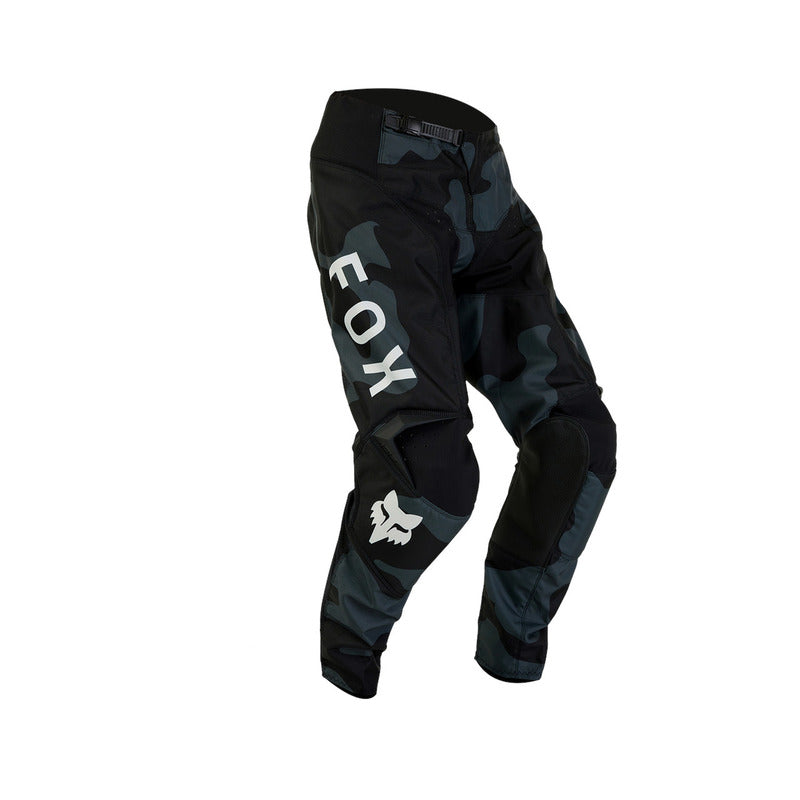 SPODNIE MOTOCYKLOWE FOX 180 BNKR BLACK CAMO
