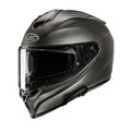 KASK MOTOCYKLOWY HJC I72 SOLID SEMI FLAT TITANIUM