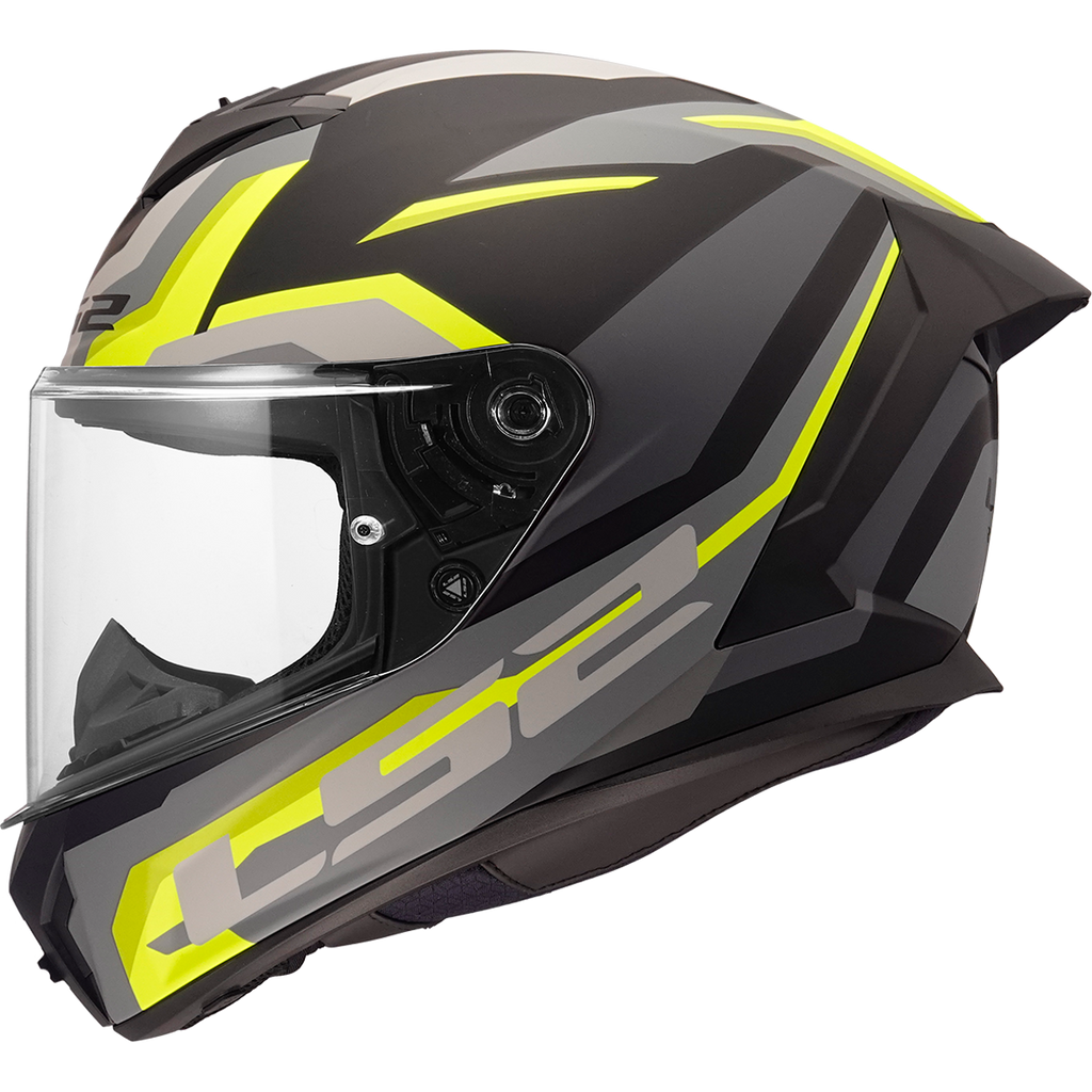 KASK LS2 FF820 RAPID III HYPER BLACK H-V YEL.