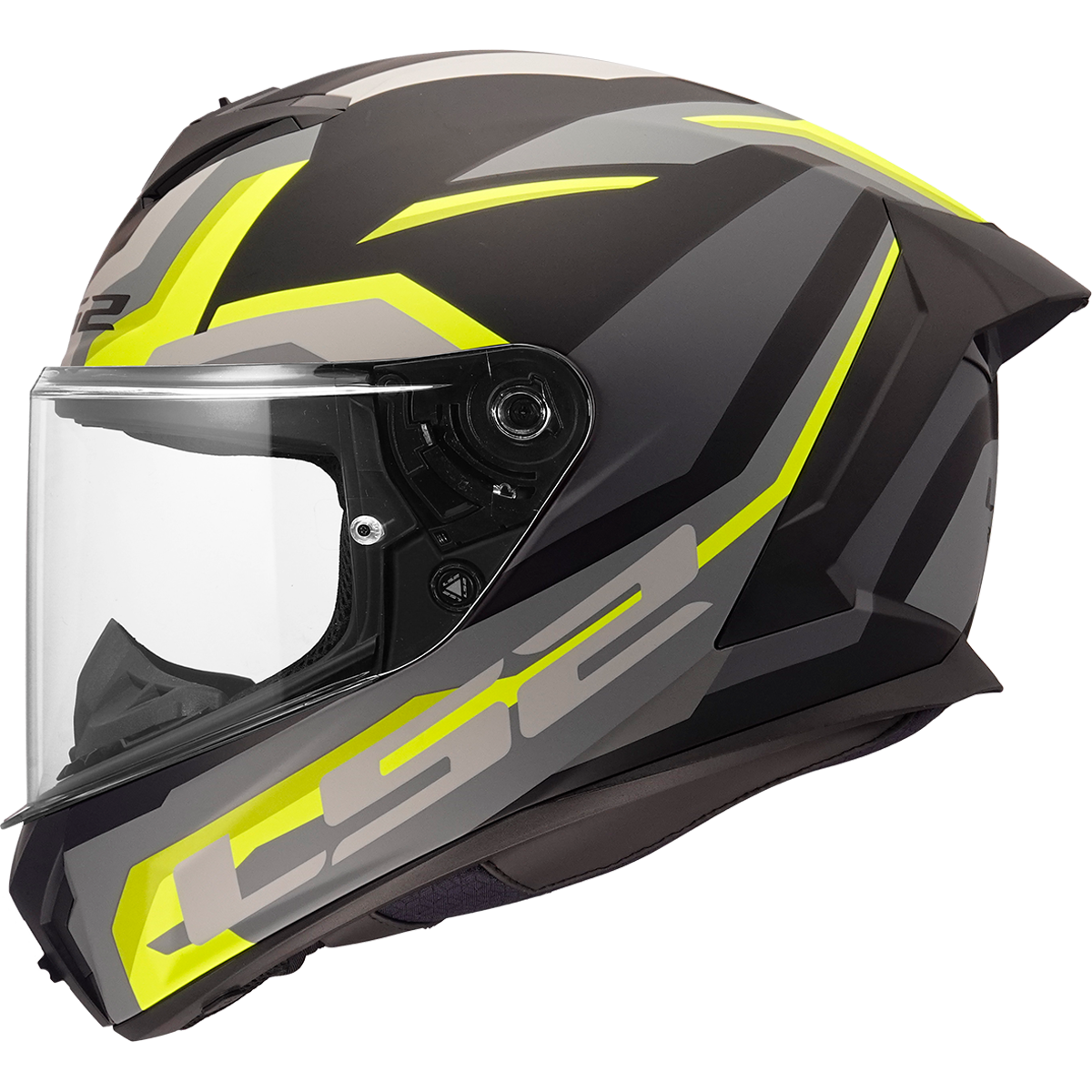 KASK LS2 FF820 RAPID III HYPER BLACK H-V YEL.3