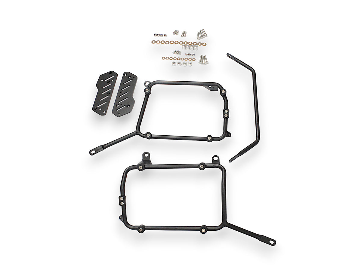 ZESTAW STELAŻY KUFER CENTRALNY + BOCZNE COOCASE BENELLI TRK-502X 2018-2021 PRAWY KUFER ASYMETRYCZNY