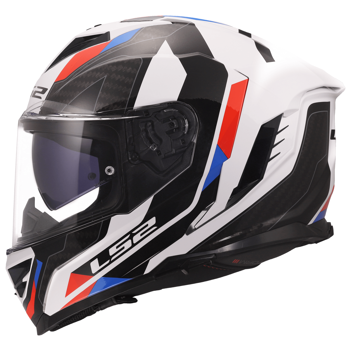 KASK LS2 FF818 STORM III SPORTY WHITE BLUE RED
