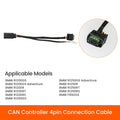 LOBOO Kabel 4-pinowy do sterowania reflektorami BMW 850/1200/1250 za pomocą oryginalnego kontrolera BMW