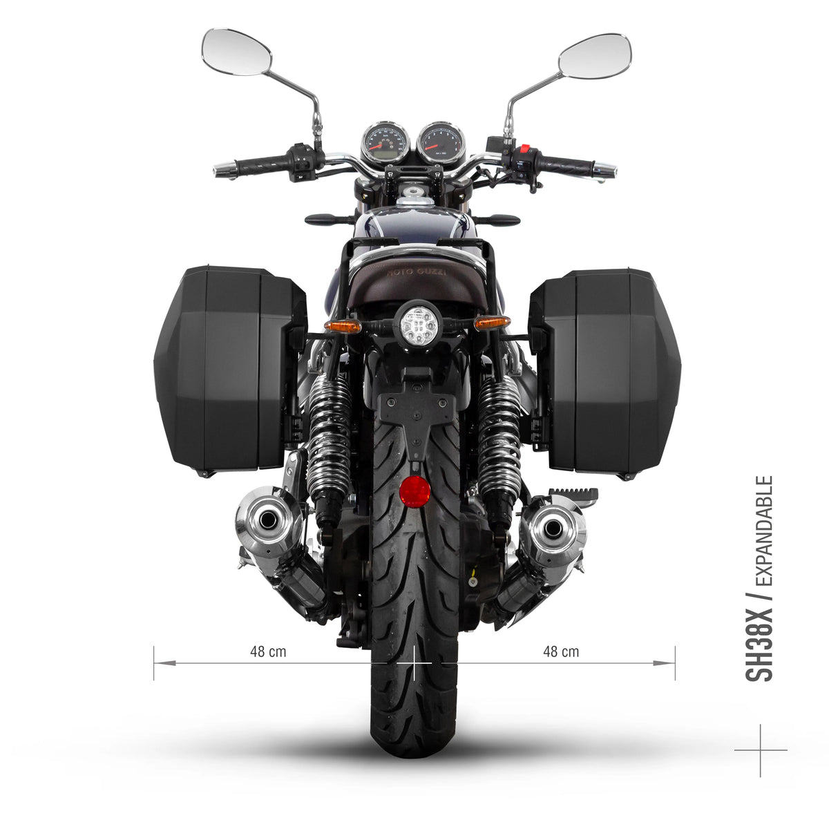 STELAŻ KUFRA BOCZNEGO 3P SHAD DO MOTO GUZZI V7 SPE