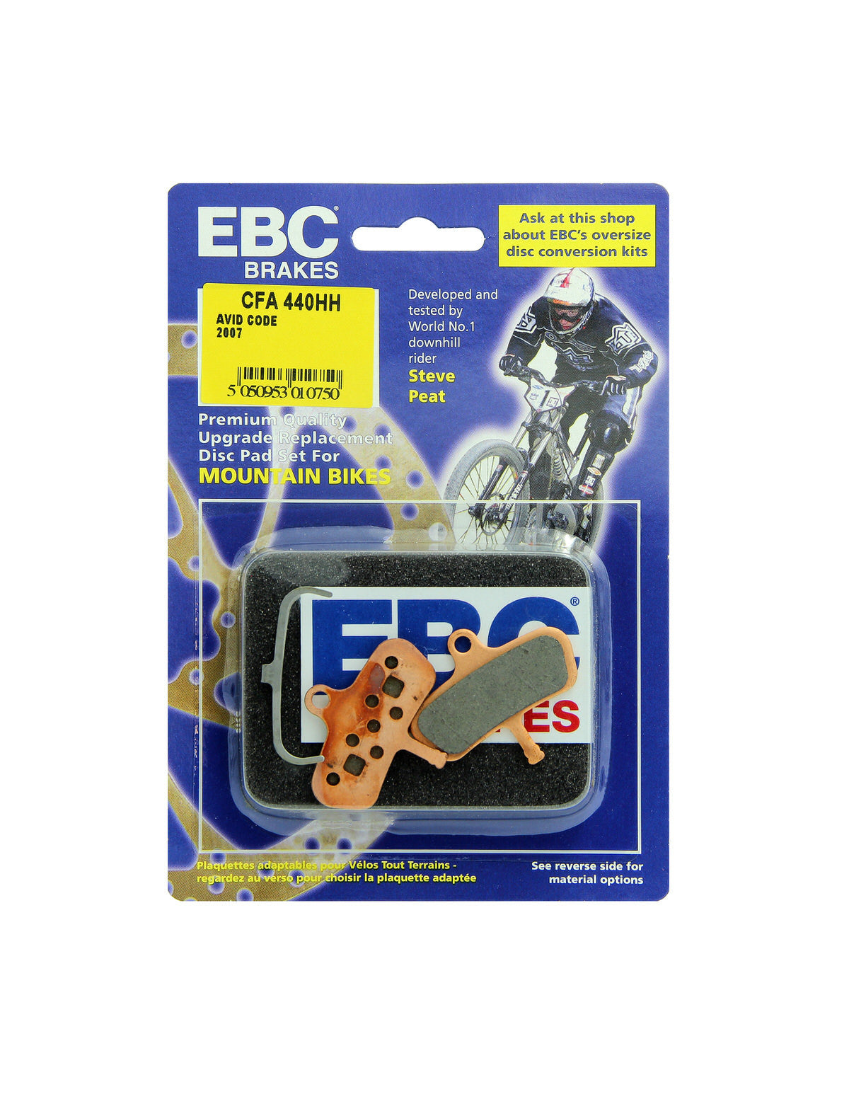 CFA440HH - Klocki hamulcowe rowerowe (spiekane) EBC Brakes