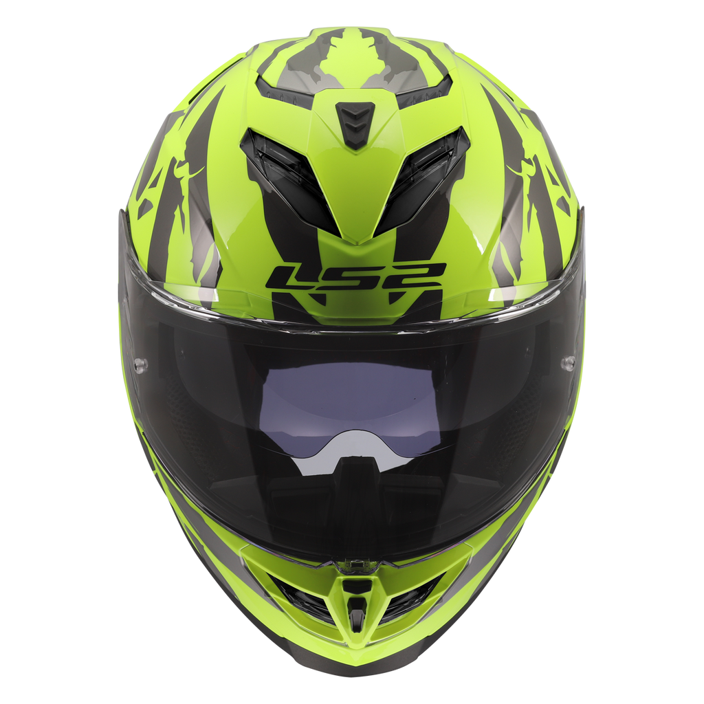 KASK LS2 FF818 STORM III KAOS H-V YELLOW