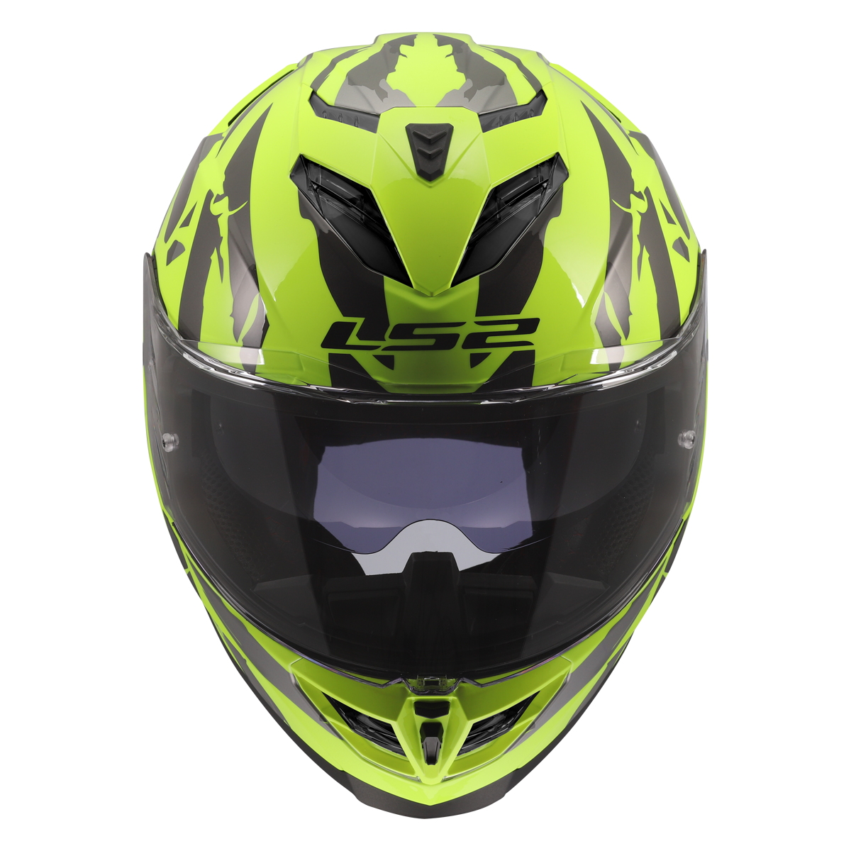 KASK LS2 FF818 STORM III KAOS H-V YELLOW