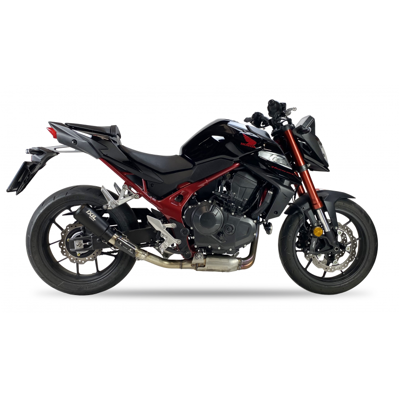 Tłumik IXIL HONDA CB 750 HORNET 2023 (RH12) typ RB (waga: 900g, długość: 230 mm., materiał: Inox AISI304, kolor: Black painted)