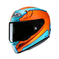 KASK MOTOCYKLOWY HJC RPHA12 RESPON ORANGE BLUE