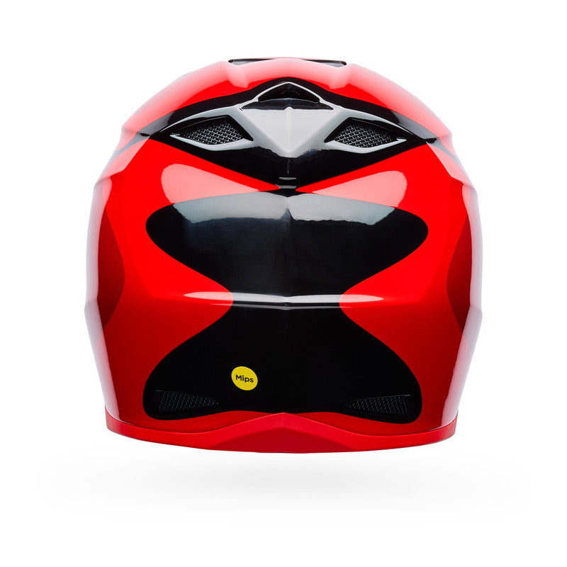 KASK MOTOCYKLOWY BELL MX-10 MIPS WAVE RED BLACK