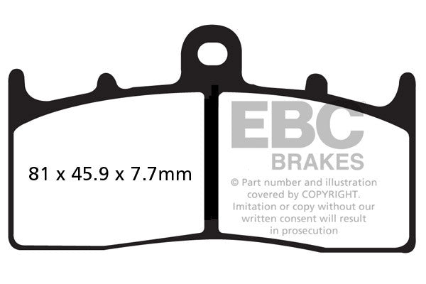 EBC Brakes Klocki hamulcowe EBC FA294HH wzmacniane (kpl. na 1 tarcze)