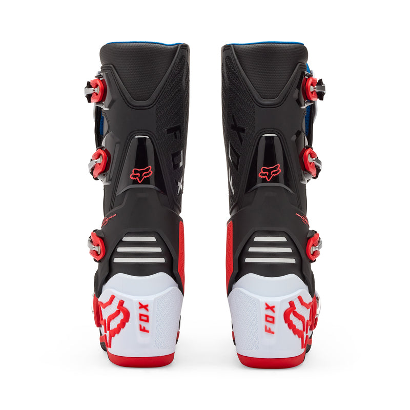 BUTY MOTOCYKLOWE FOX MOTION WHITE FLUO RED