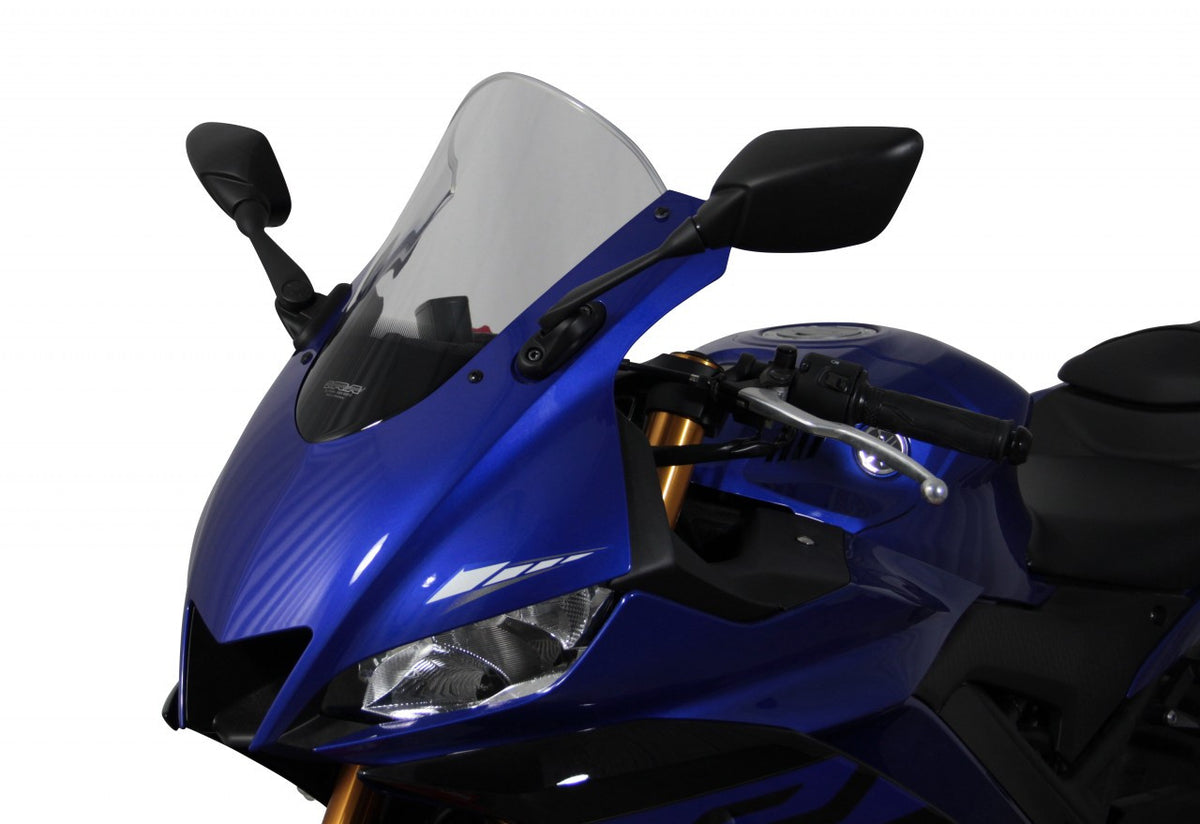 Szyba motocyklowa MRA YAMAHA YZF-R3 2019-, forma R, bezbarwna