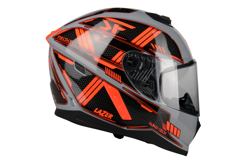 Kask Motocyklowy LAZER RAFALE EVO Roadtech (kol. Szary - Czerwony - Matowy)