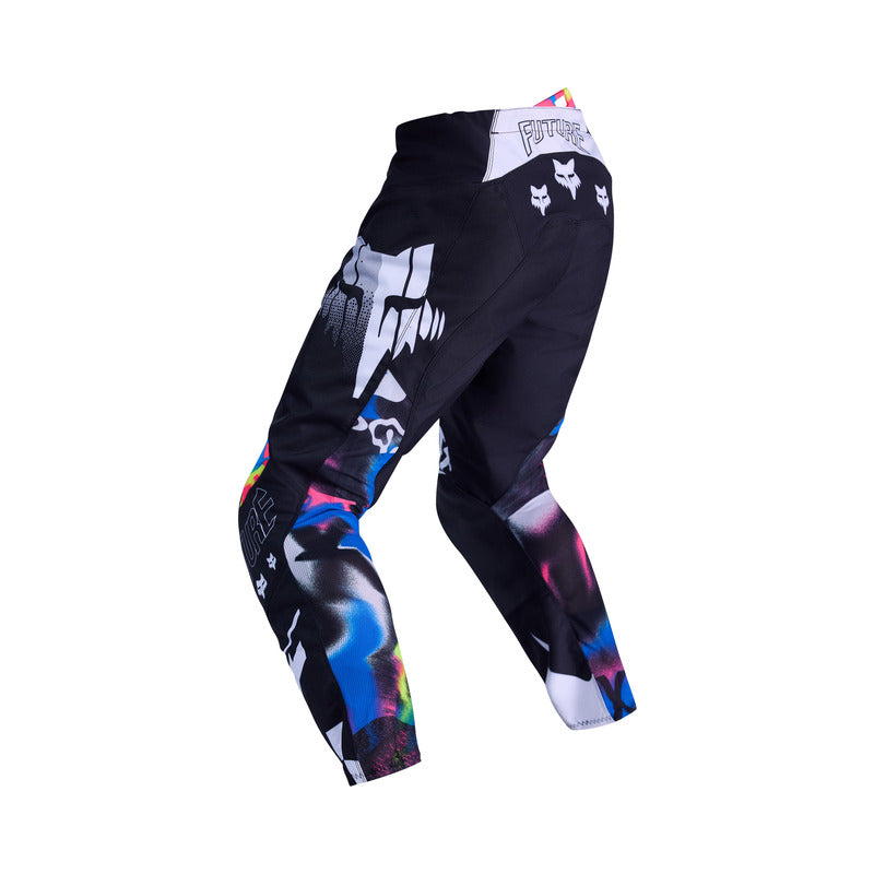 SPODNIE MOTOCYKLOWE FOX 180 IMAGE COSMO WHITE BLACK
