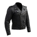 KURTKA MOTOCYKLOWA SKÓRZANA BROGER ROCKER BLACK