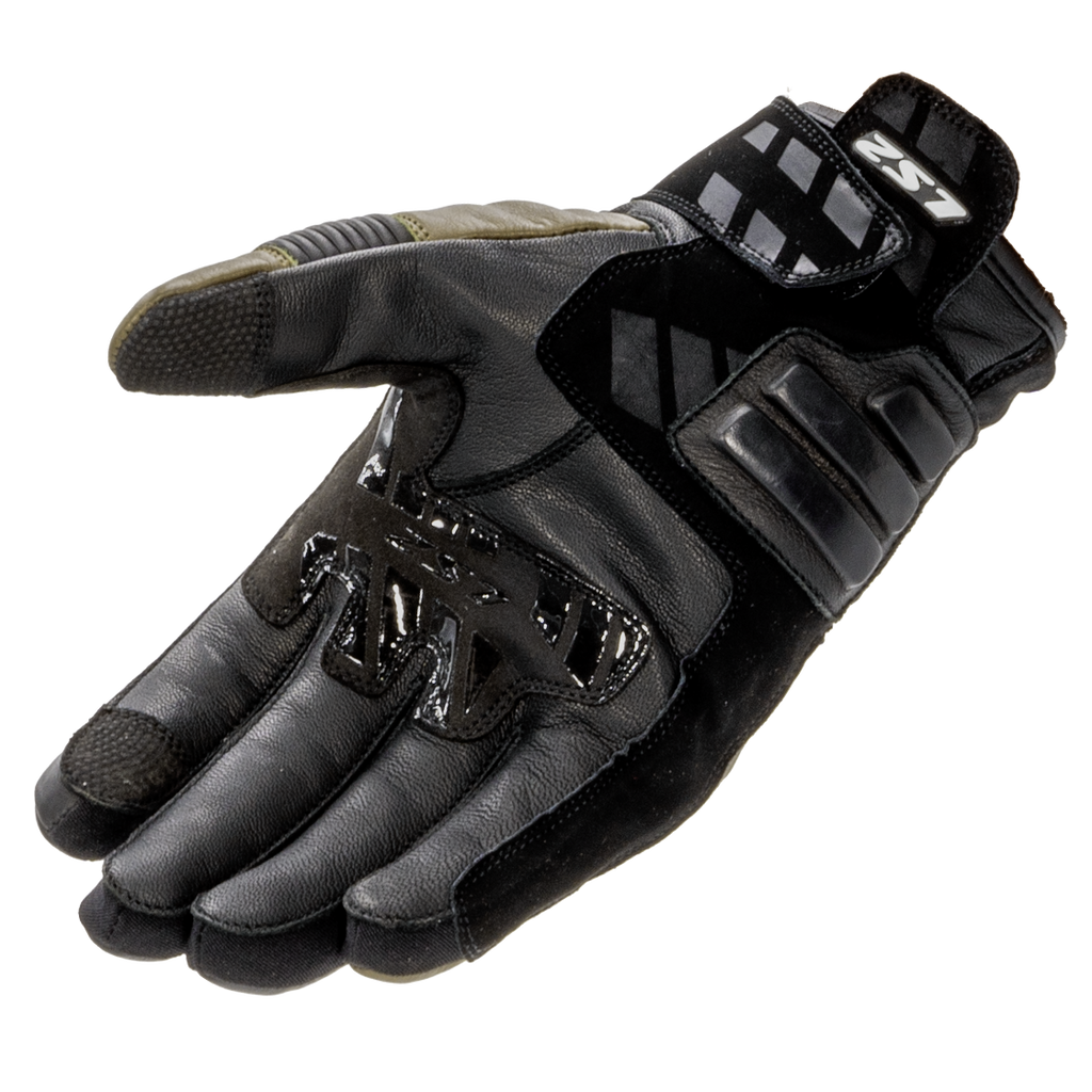 RĘKAWICE LS2 OCTANE WP LEATHER MAN BLACK BROWN