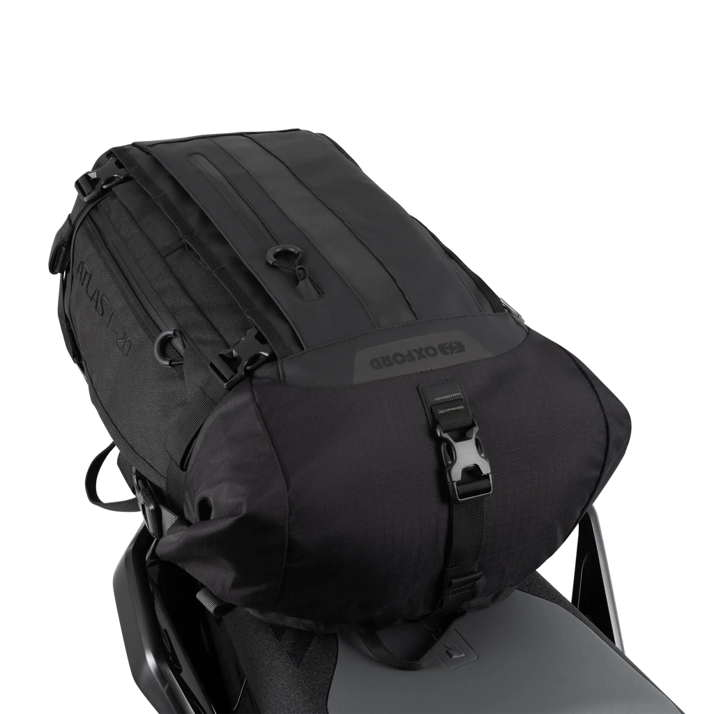 OXFORD TORBA NA TYLNE SIEDZENIE MOTOCYKLA ATLAS T-20 ADVANCED TOURPACK 20L KOLOR CZARNY