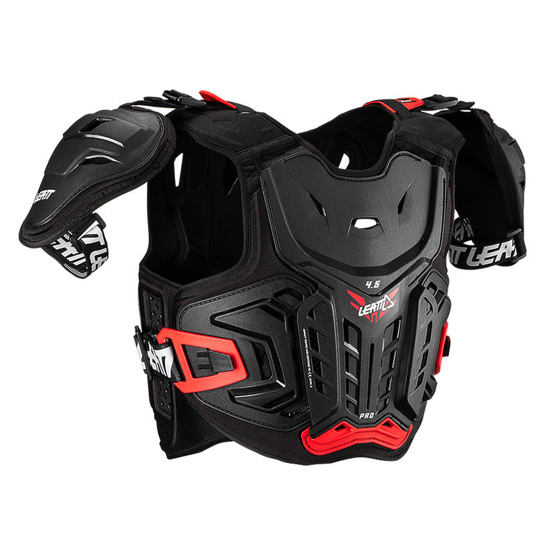 BUZER JUNIOR LEATT 4.5 PRO BLACK RED (147-159CM) – zdjęcie 3