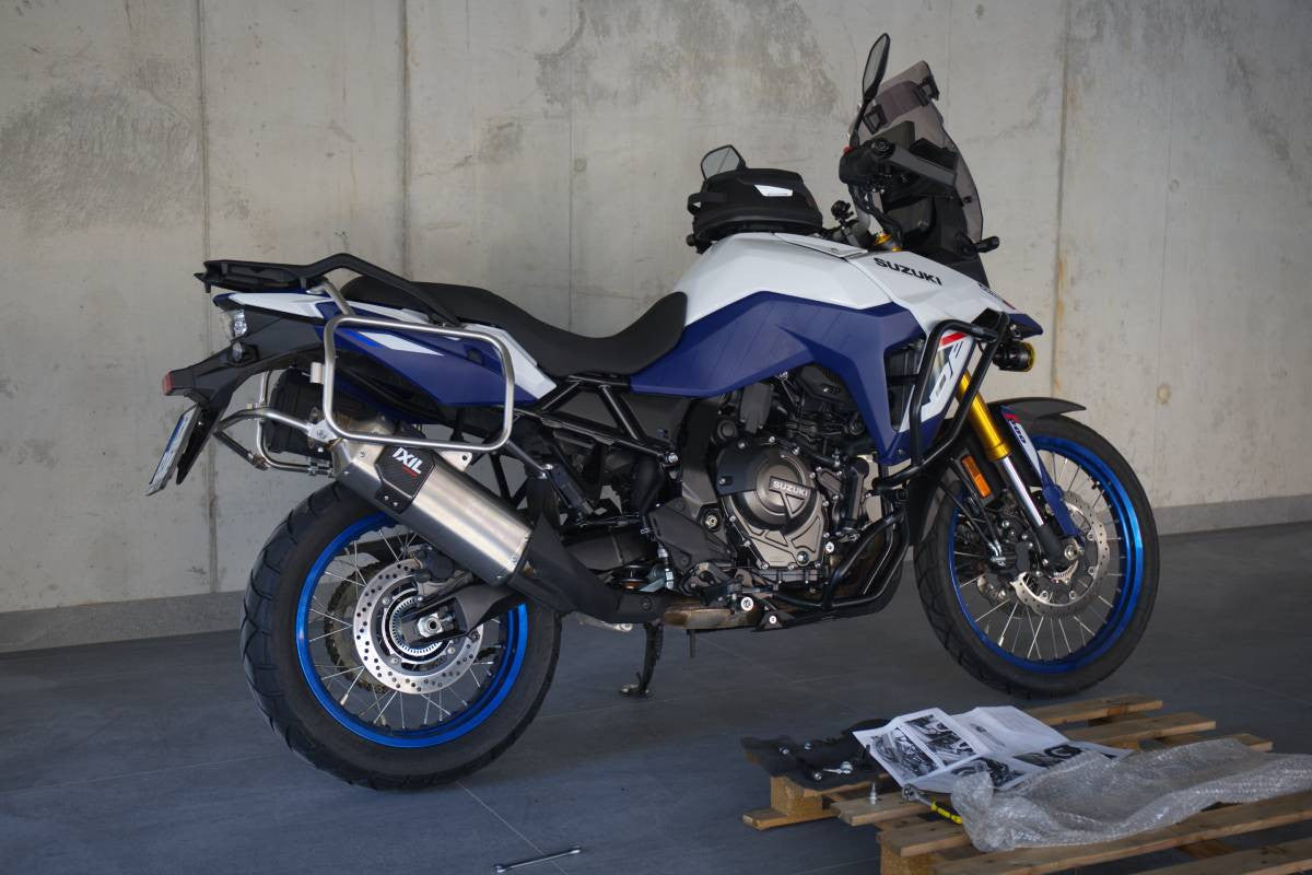 Tłumik IXIL SUZUKI DL 800 V-STROM 2023 (WEM2 WEM3) typ MXR (waga: 4160g, długość: 540 mm., materiał: Inox AISI304, kolor: Black – zdjęcie 2