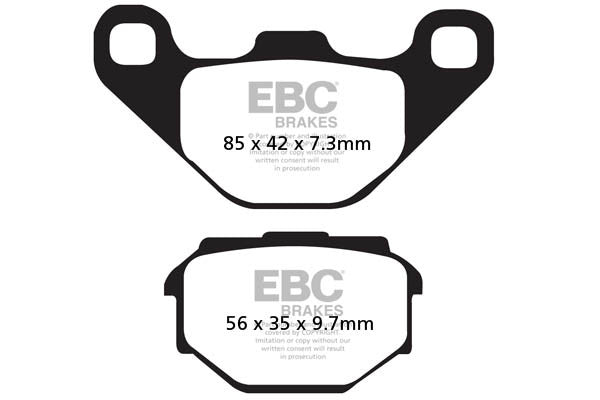 EBC Brakes Klocki hamulcowe EBC FA173 (kpl. na 1 tarcze)