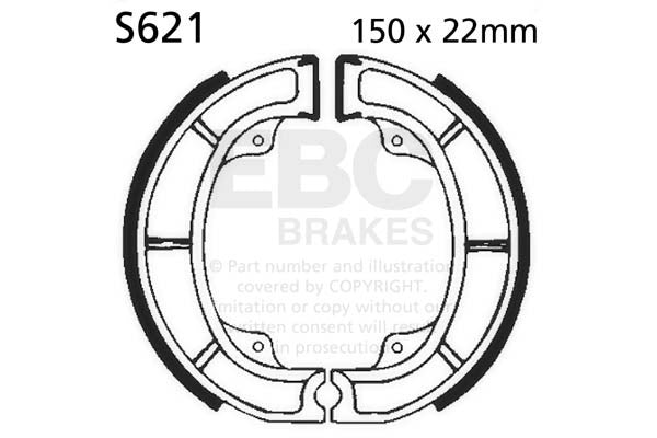 EBC Brakes Szczęki hamulcowe EBC S621 (1 kpl.)