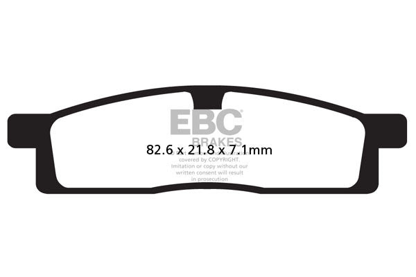 EBC Brakes Klocki hamulcowe EBC FA119TT (kpl. na 1 tarcze)