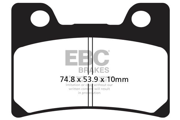 EBC Brakes Klocki hamulcowe EBC FA182HH wzmacniane (kpl. na 1 tarcze)