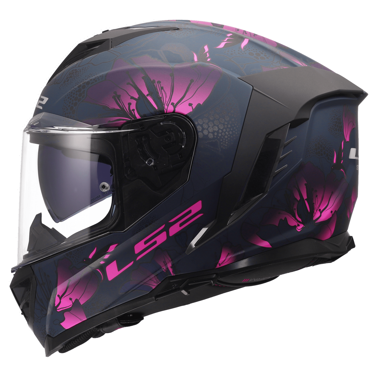 KASK LS2 FF818 STORM III BURST BLACK PINK